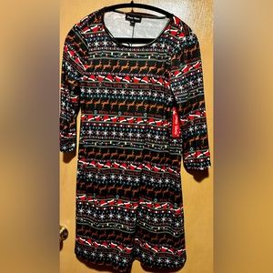 Perfect Dress For The Holidays. Christmas Themed Women’s Dress Size S